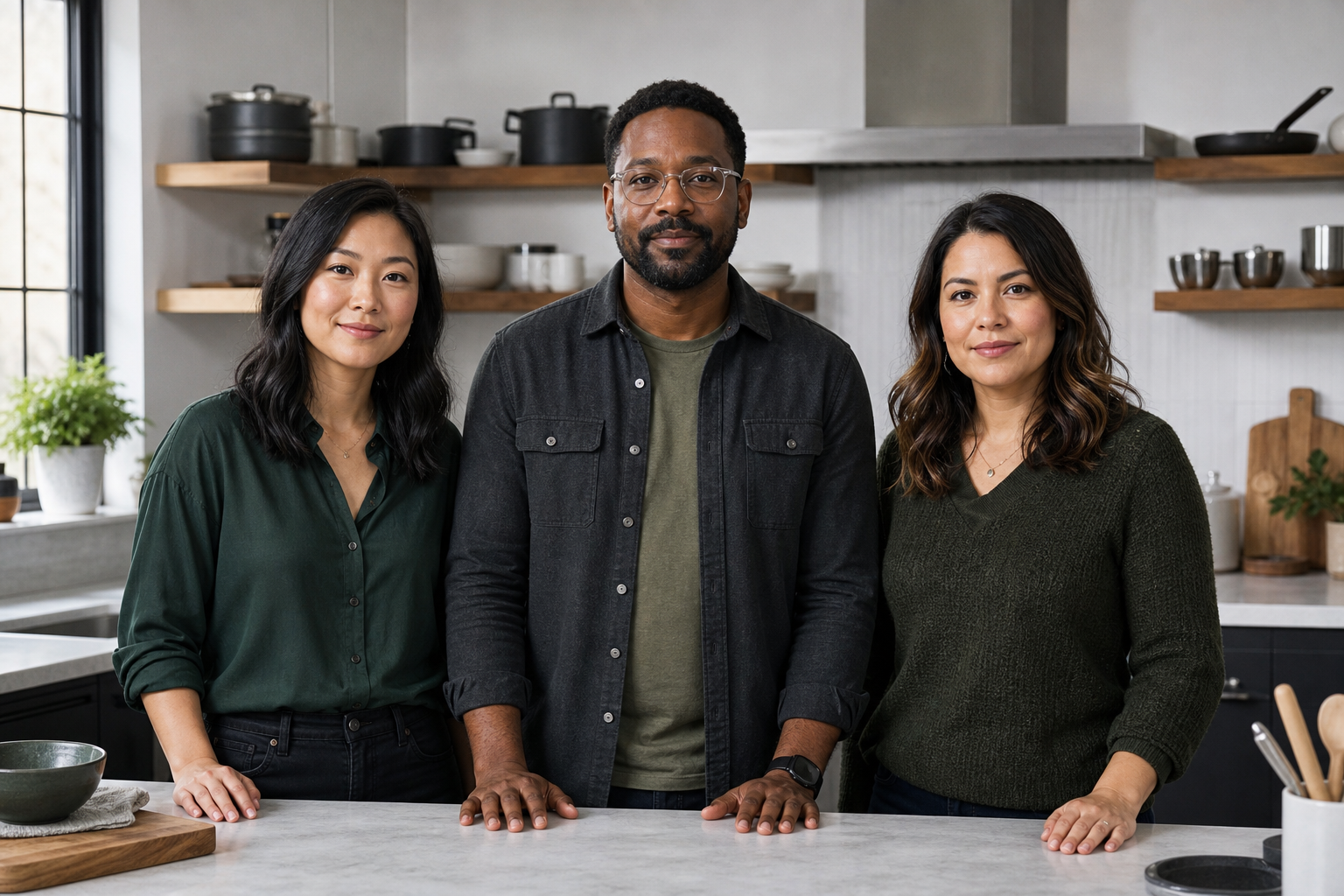Kitchen Tool Scout review team: Maya Chen, Daniel Brooks, and Sofia Ramirez
